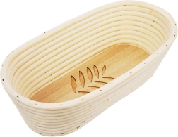 Ρατάν καλάθι ωρίμανσης (banneton) για ψωμί 1,5 kg, 32 × 15 × 9 cm