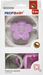 Σετ κουδουνίστρες – αλυσίδα και αστεράκι/λουλουδάκι, πολύχρωμο