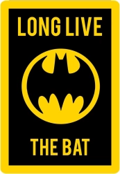 Χαλάκι εισόδου Batman 80 × 120 cm – αδειοδοτημένο χαλάκι από πολυεστέρα