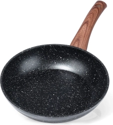 Γρανιτένιο τηγάνι Black & Wood 20 cm