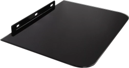 Απλό επιτοίχιο γυάλινο ράφι MACLEAN MC-738, αντοχή 10 kg