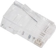 RJ45 PLU-6000EZ CAT. 6 UTP (100 τεμ.)
