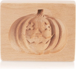 Ξύλινη σφραγίδα για μπισκότα Halloween κολοκύθα 10 × 8 cm
