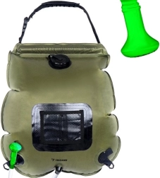 Ηλιακό ντους κάμπινγκ 20 l με θερμόμετρο