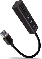 Πολυθύρα hub USB AXAGON HMA-CR3A με αναγνώστη καρτών