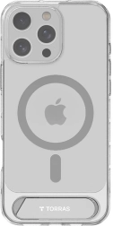 Διαφανής μαγνητική θήκη TORRAS Pstand με kickstand για iPhone 16 Pro Max