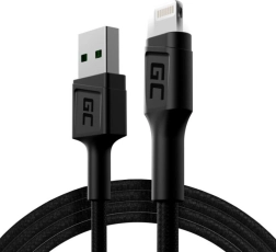 Καλώδιο USB Lightning GC Ray 120 cm με φωτισμό LED