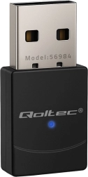 Qoltec ασύρματος mini αντάπτορας Wi‑Fi 6 με Bluetooth 5.4, USB