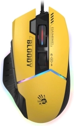 Gaming ποντίκι Bloody W95 Max USB σε χρώμα λάιμ