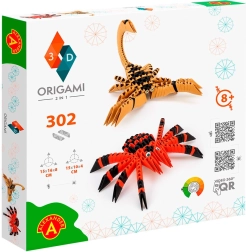 Alexander Origami 3D – σετ 2σε1 αράχνη και σκορπιός