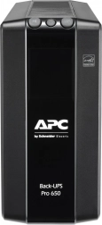 Εφεδρικό τροφοδοτικό APC Back-UPS Pro 650VA με AVR και LCD, 6x IEC C13