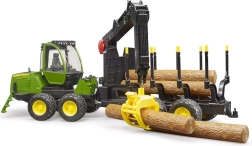 Bruder μεταφορέας ξυλείας John Deere 1210E με γερανό 1:16