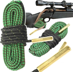 Σχοινί καθαρισμού κάννης με ενσωματωμένες ορειχάλκινες βούρτσες 5.56/.223/.22