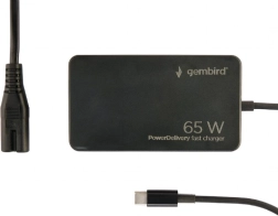 Καθολικός φορτιστής USB‑C 65 W με γρήγορη φόρτιση, μαύρος