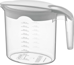 Πλαστική κανάτα με καπάκι 1 l