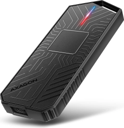 Gaming αλουμινένια θήκη AXAGON USB‑C 3.2 Gen 2 για M.2 NVMe/SATA SSD