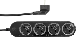 Έξυπνο πολύπριζο Shelly Power Strip 4 Gen4, Zigbee/Matter, μαύρο
