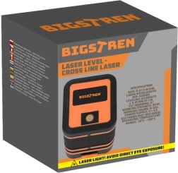 Διασταυρούμενο λέιζερ BIGSTREN με πράσινη δέσμη και θήκη