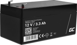 Συντηρήσιμη μπαταρία AGM VRLA GREEN CELL 12 V 1,3 Ah για συναγερμούς, ταμειακές μηχανές και παιχνίδια