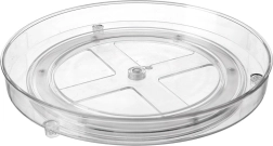 Περιστρεφόμενος οργανωτής 27 cm από διαφανές πλαστικό