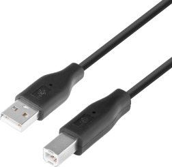 Καλώδιο USB AM-BM 1,8 m μαύρο