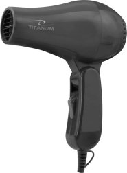 Ταξιδιωτικό πιστολάκι μαλλιών TITANUM GAIA, μαύρο
