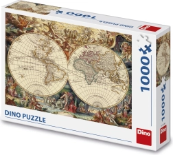 DINO παζλ ιστορικός χάρτης, 1000 κομμάτια