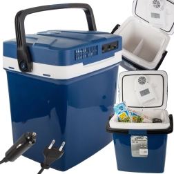 Ταξιδιωτικό θερμοηλεκτρικό ψυγειάκι αυτοκινήτου 26 l με θέρμανση, 12 V και 230 V