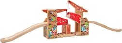 Bigjigs Rail Διπλή Ανερχόμενη Γέφυρα Graffiti