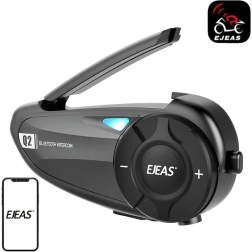 Ενδοεπικοινωνία μοτοσικλέτας EJEAS Q2 με Bluetooth 5.1 και μείωση θορύβου