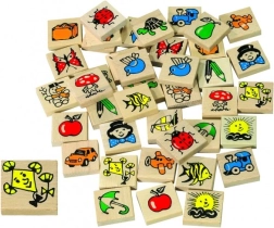 Detoa ξύλινο παιχνίδι μνήμης (pexeso)
