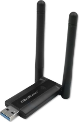 Γρήγορος ασύρματος προσαρμογέας USB Wi‑Fi DUAL με κεραίες