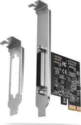 Ελεγκτής PCIe με 1 παράλληλη θύρα LPT (DB25) με χαμηλού και κανονικού προφίλ στήριγμα