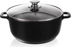 Γρανιτέ κατσαρόλα με γυάλινο καπάκι GRANDE 28 cm, 7 l