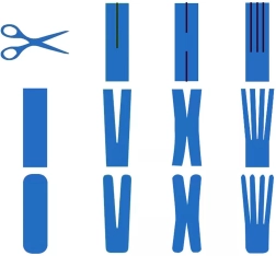 Κινεσιολογική ταινία taping 5 m × 5 cm – κίτρινη