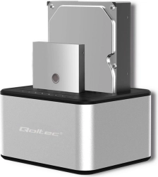 Σταθμός σύνδεσης για δίσκους 2× HDD/SSD 2.5"/3.5" SATA με USB 3.0 και offline κλωνοποίηση