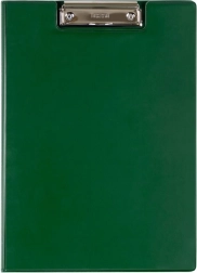 Διπλή θήκη A4 πλαστική Classic πράσινη