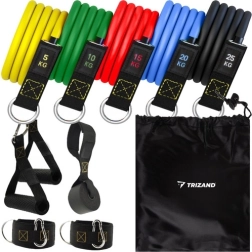 Σετ ελαστικών αντιστάσεων με αξεσουάρ TRIZAND 11 τεμαχίων