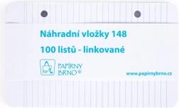Ανταλλακτικό γέμισμα για KARIS A6, με γραμμές, 100 φύλλα (90 × 148 mm)