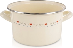 Κρεμ σμαλτωμένη κατσαρόλα TONCA 22 cm, 4 l