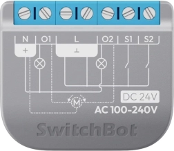 Έξυπνο δικάναλο ρελέ SwitchBot Relay Switch 2PM με υποστήριξη Matter και μέτρηση κατανάλωσης