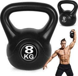 Kettlebell 8 kg ModernHome – πλαστικό kettlebell για ενδυνάμωση και αποκατάσταση