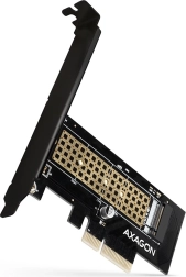 AXAGON εσωτερικός αντάπτορας PCIe x4 για NVMe M.2 SSD (M‑key), standard και low profile