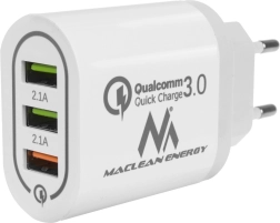 Φορτιστής Qualcomm 3xUSB Maclean Energy