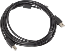 Καλώδιο USB 2.0 AM-BM 3M Lanberg μαύρο
