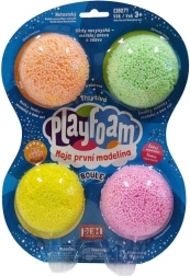 PlayFoam Boule λαμπερό σετ 4 χρωμάτων – μη λερώνει πλαστελίνη