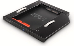 Πλαίσιο για SSD/HDD σε φορητό υπολογιστή AXAGON 9,5 mm LED αλουμίνιο