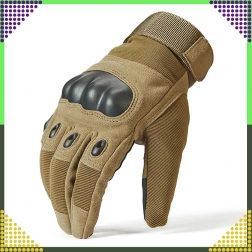 Τακτικά γάντια survival για μηχανή και ποδήλατο, με οθόνη αφής, μέγεθος L, καφέ