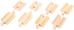 Ξύλινοι σύνδεσμοι ραγών 7 cm (8 τεμ.) BIGJIGS RAIL