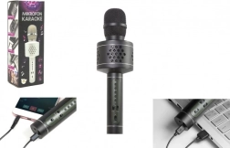Μικρόφωνο καραόκε Bluetooth με ηχείο και εφέ echo – μαύρο